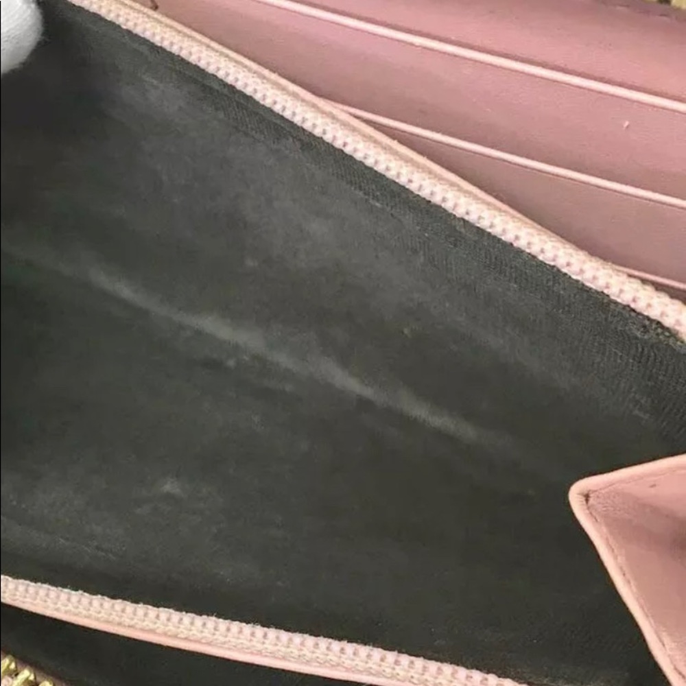 GUCCI Shima Pink Leather Zippy Continental Wallet - Picture 11 of 12